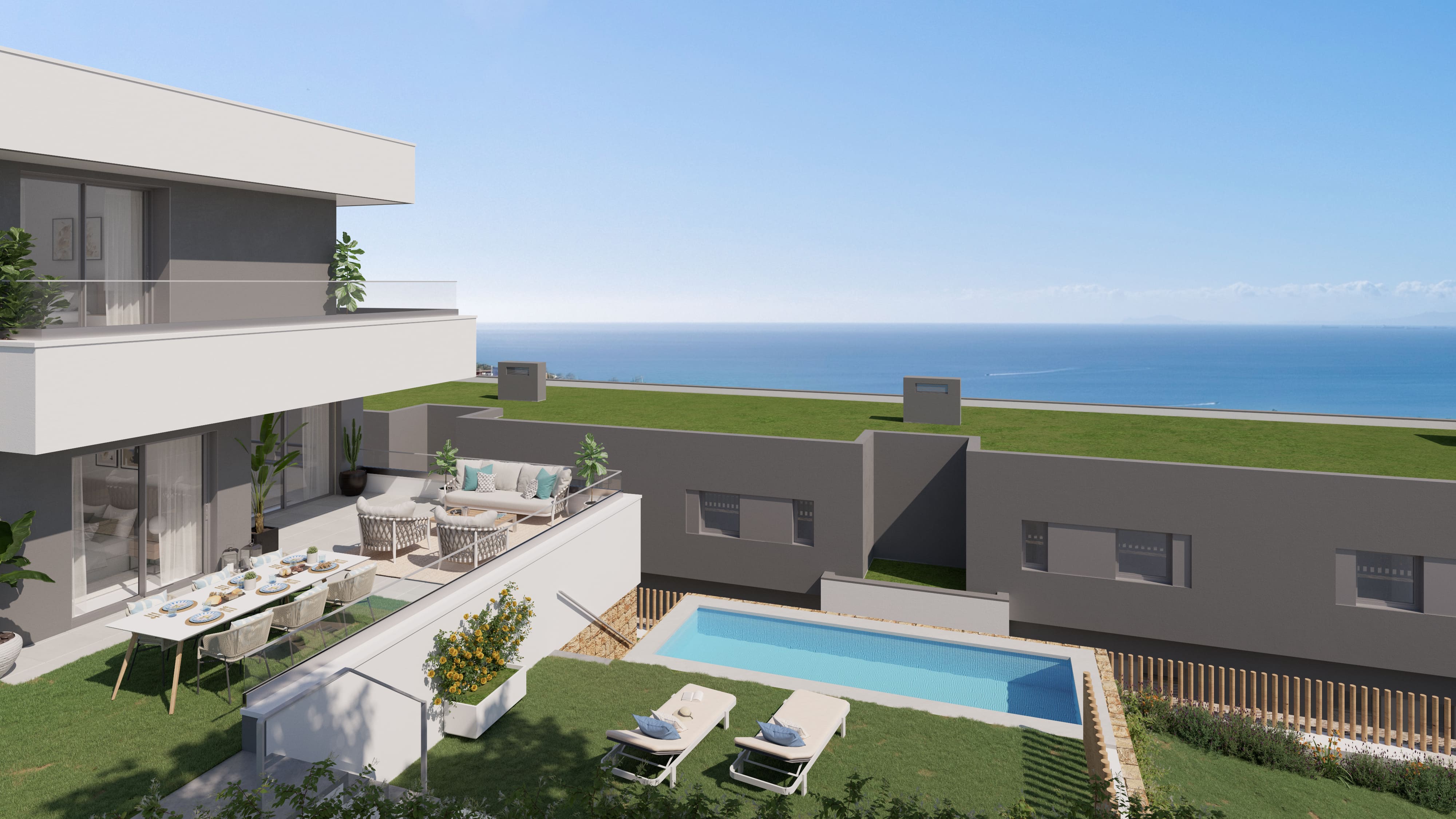 Architectural Serenity: A Four-Bedroom Contemporary Residence