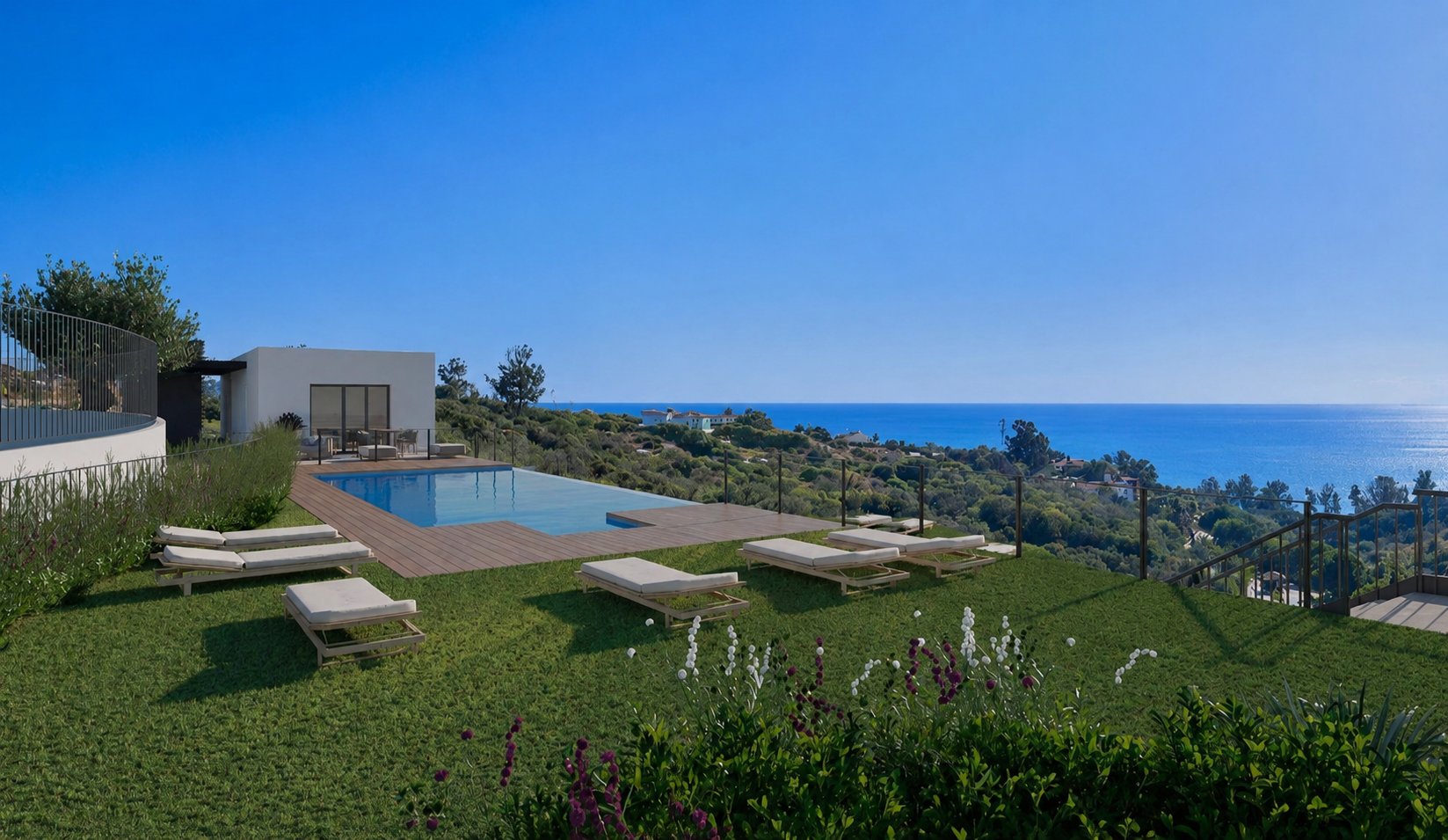 Precision-Engineered Coastal Residence: Elevated Mediterranean Vistas
